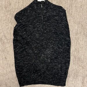 Bonobos Charcoal Zip-Up Sweater